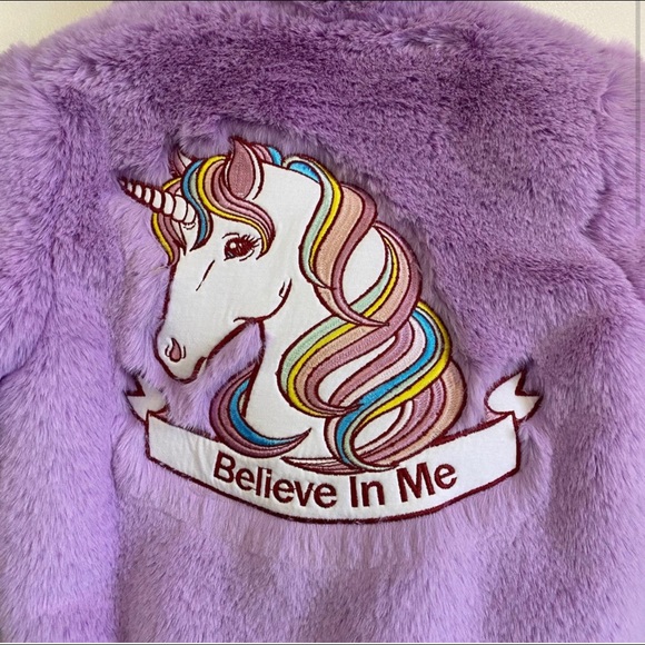 Rock your kid - Fur jacket NWT size 2 - Picture 3 of 4